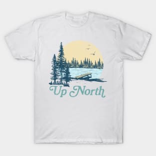 Vintage Up North Lake T-Shirt